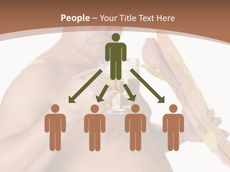 Health Drinking Tankard PowerPoint Template