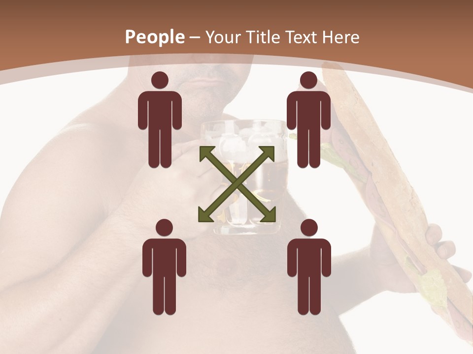 Health Drinking Tankard PowerPoint Template