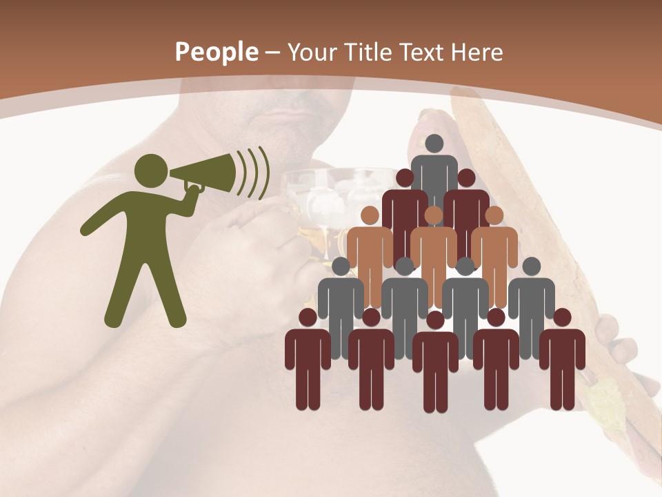 Health Drinking Tankard PowerPoint Template