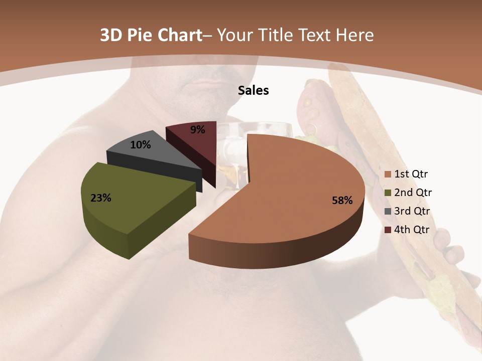 Health Drinking Tankard PowerPoint Template