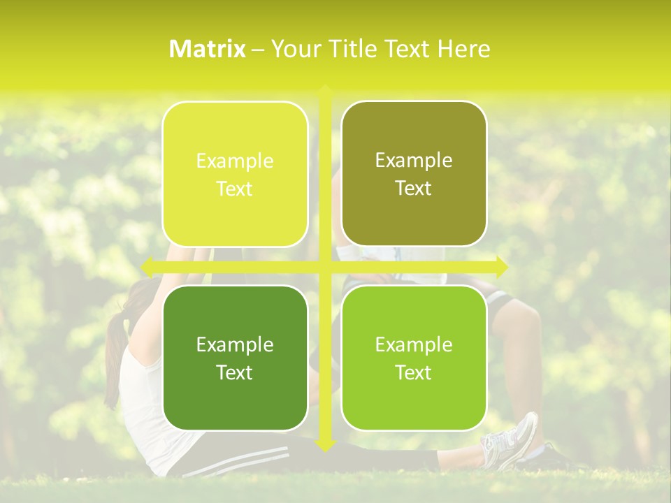 Man Beautiful Male PowerPoint Template