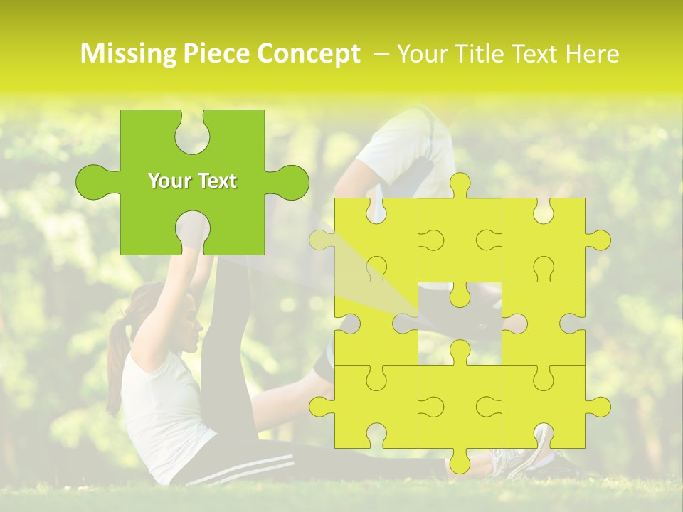 Man Beautiful Male PowerPoint Template