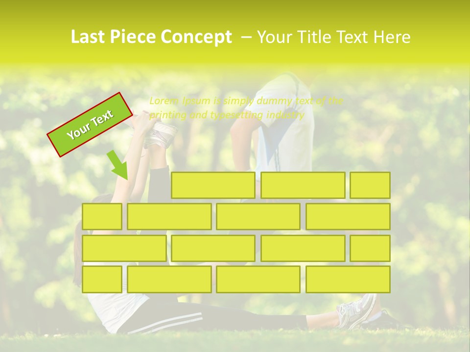 Man Beautiful Male PowerPoint Template