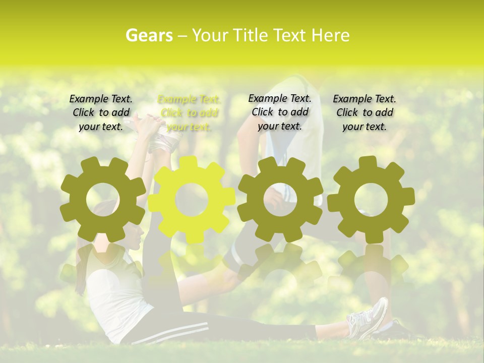 Man Beautiful Male PowerPoint Template