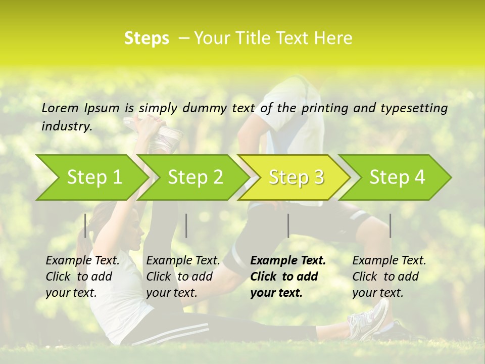 Man Beautiful Male PowerPoint Template