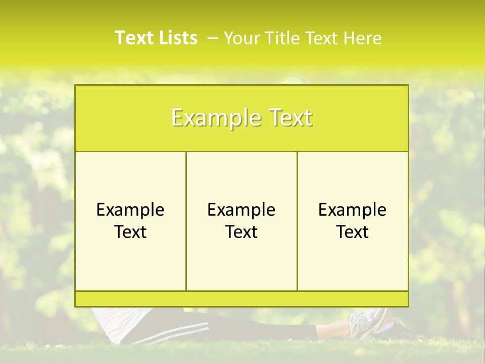 Man Beautiful Male PowerPoint Template