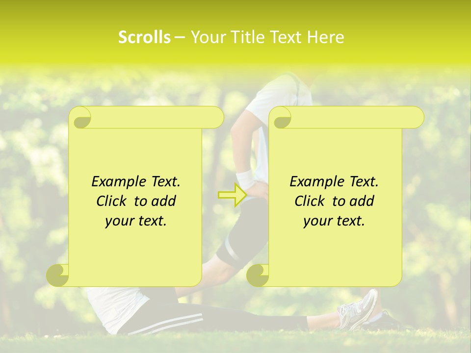 Man Beautiful Male PowerPoint Template