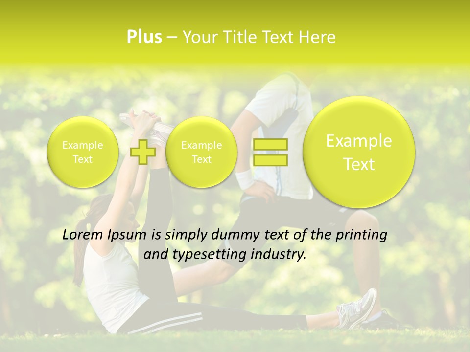 Man Beautiful Male PowerPoint Template