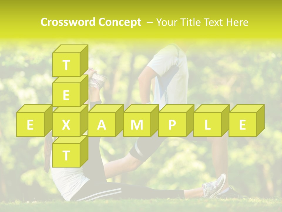 Man Beautiful Male PowerPoint Template