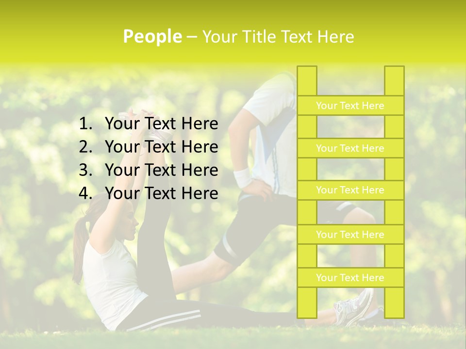 Man Beautiful Male PowerPoint Template