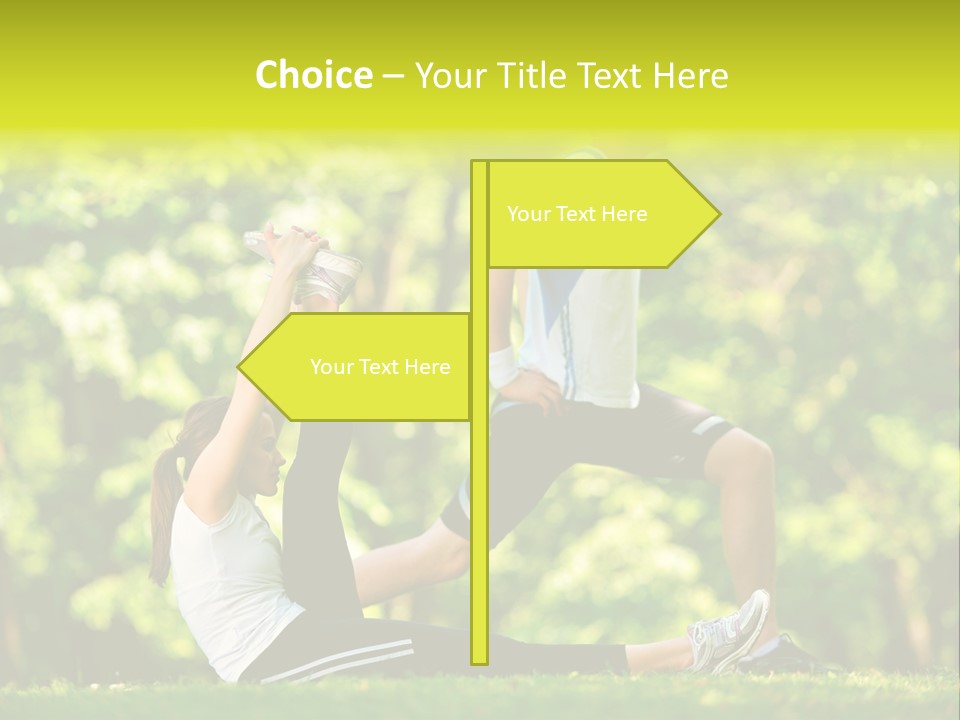 Man Beautiful Male PowerPoint Template