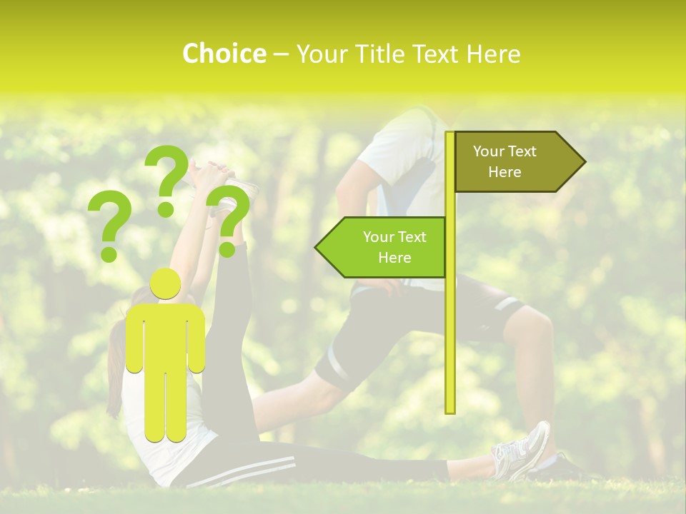 Man Beautiful Male PowerPoint Template