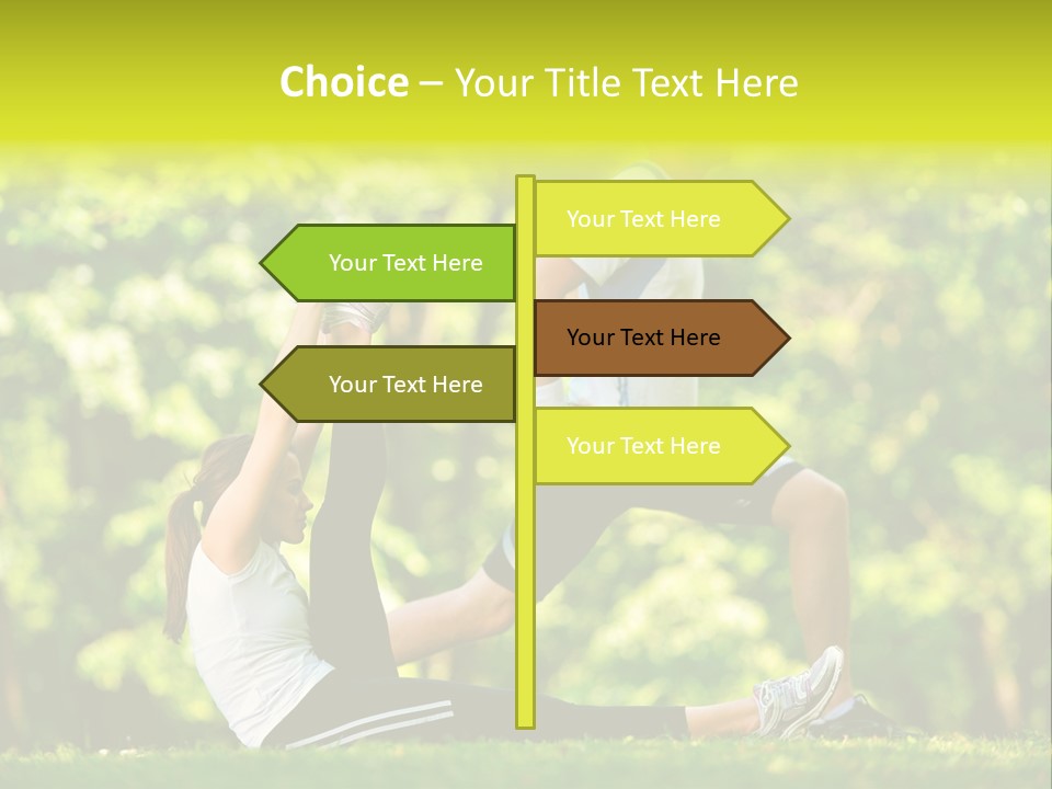 Man Beautiful Male PowerPoint Template