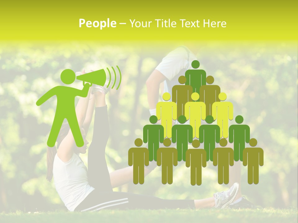 Man Beautiful Male PowerPoint Template