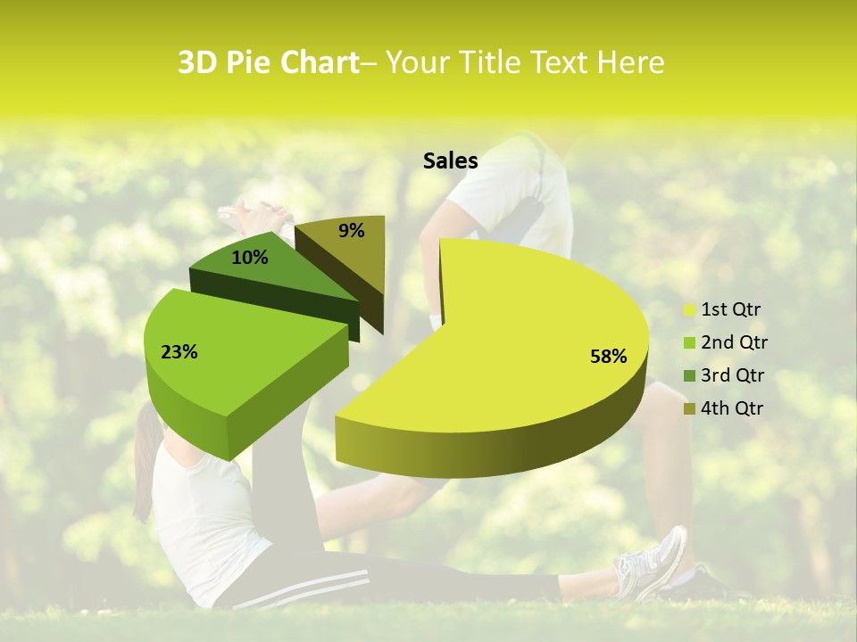 Man Beautiful Male PowerPoint Template