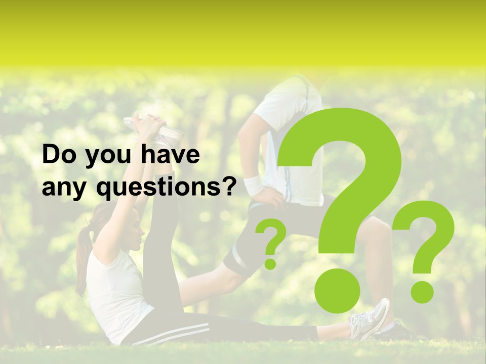 Man Beautiful Male PowerPoint Template