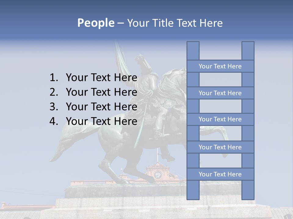 Eva Peron Mayo Federal PowerPoint Template