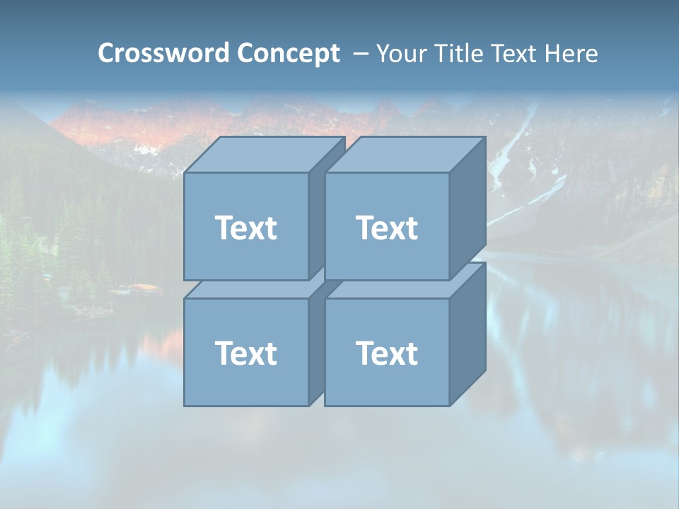 Water Travel Vivid PowerPoint Template