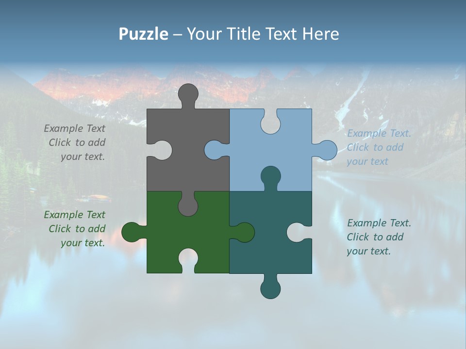 Water Travel Vivid PowerPoint Template