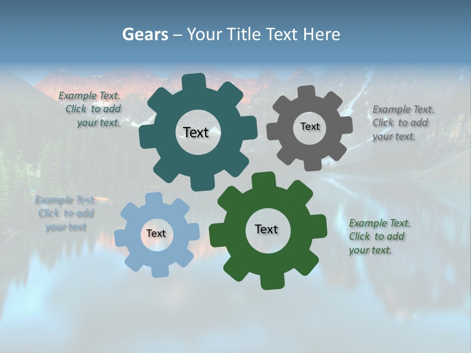 Water Travel Vivid PowerPoint Template