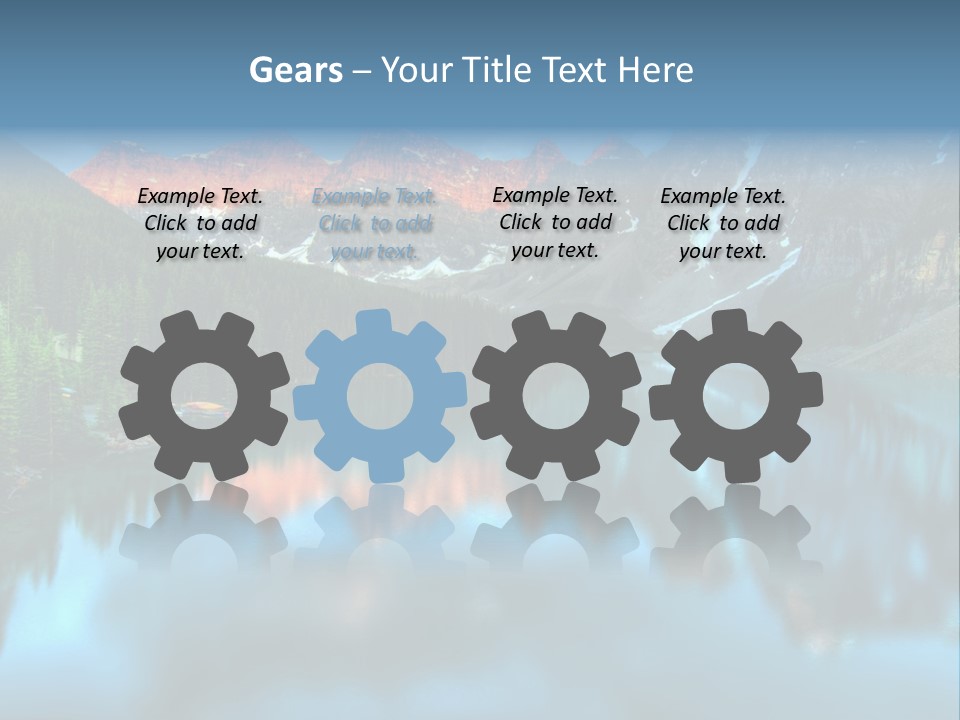 Water Travel Vivid PowerPoint Template