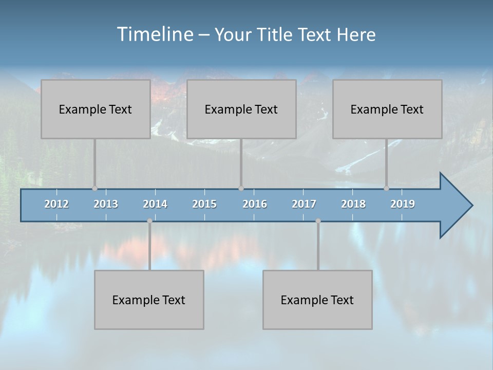 Water Travel Vivid PowerPoint Template
