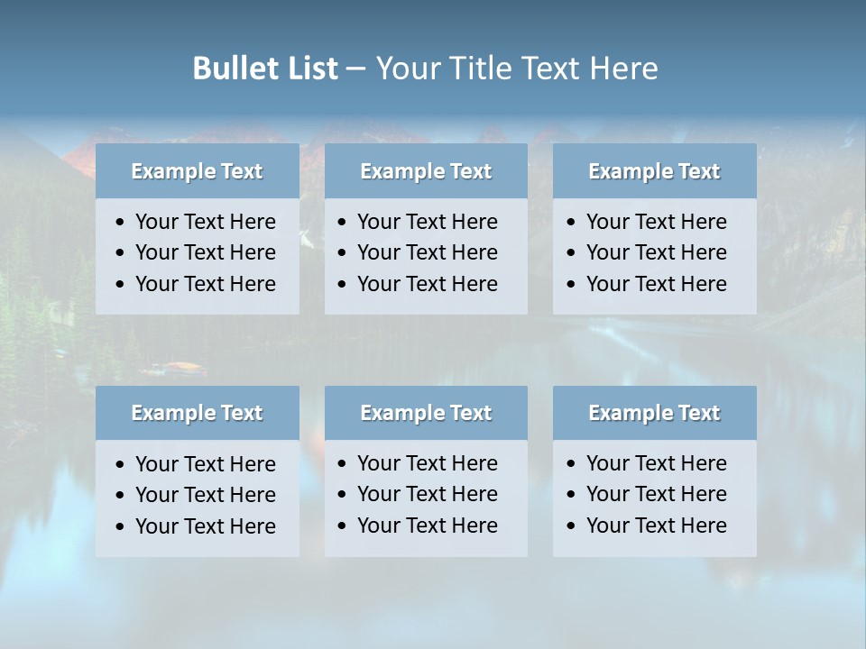 Water Travel Vivid PowerPoint Template
