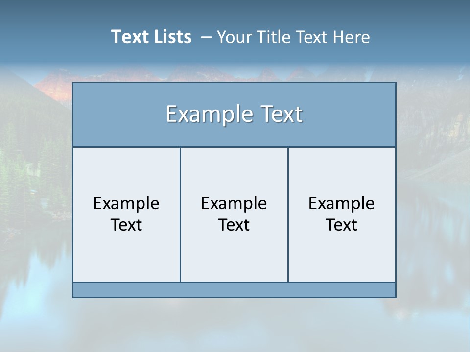 Water Travel Vivid PowerPoint Template
