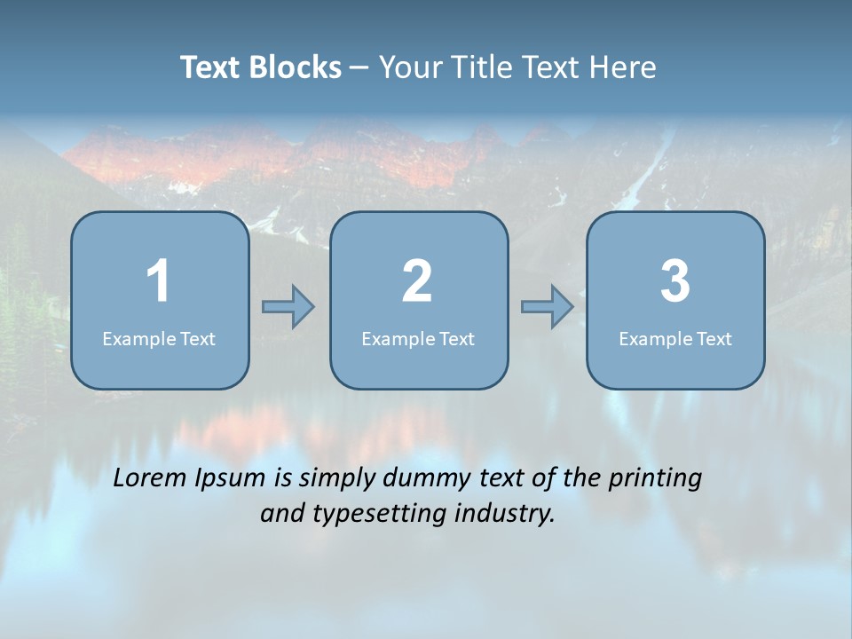 Water Travel Vivid PowerPoint Template