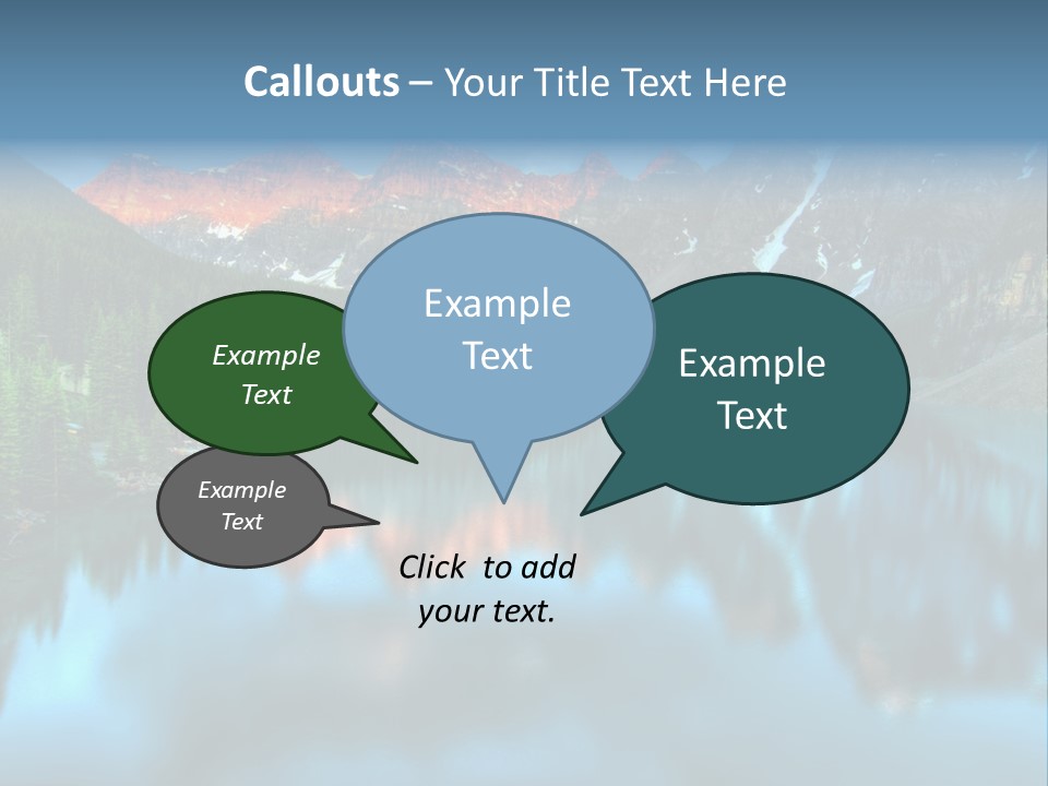 Water Travel Vivid PowerPoint Template