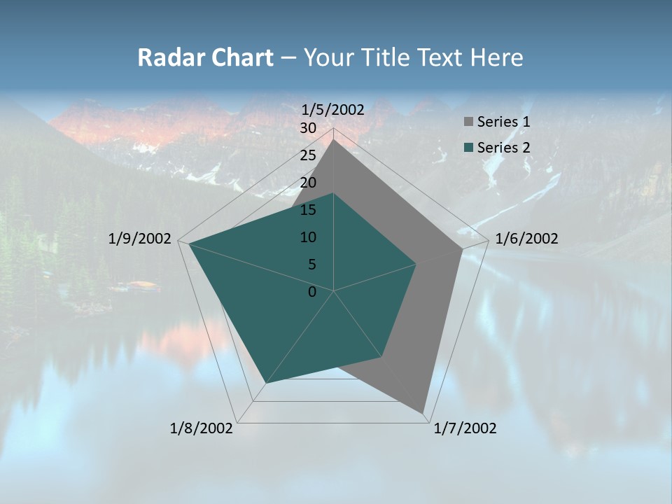 Water Travel Vivid PowerPoint Template