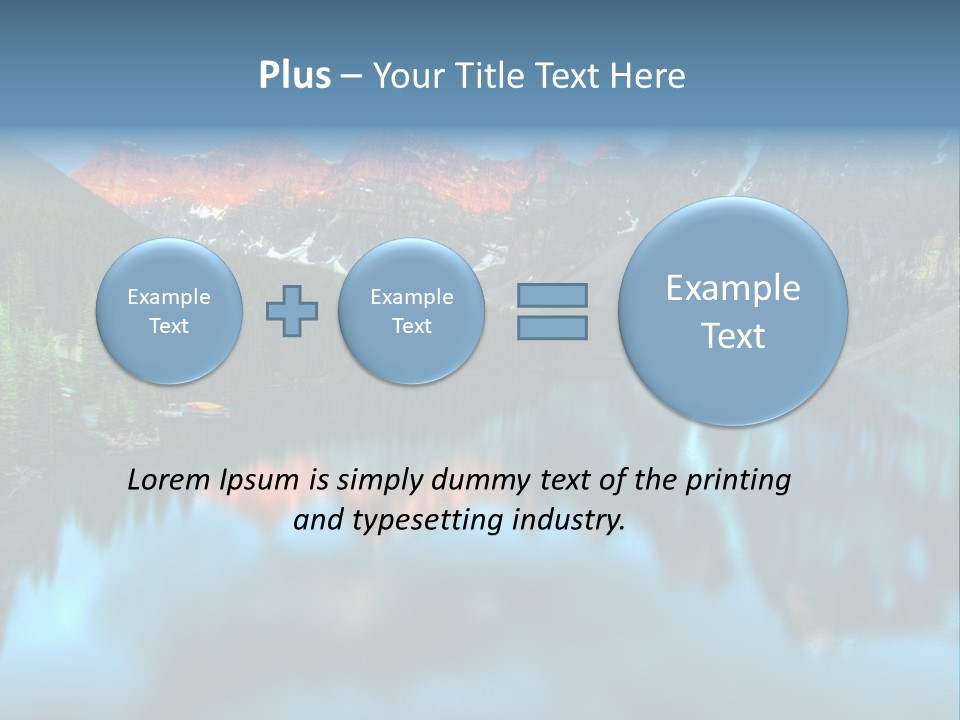 Water Travel Vivid PowerPoint Template