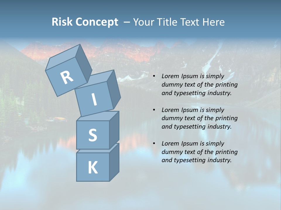 Water Travel Vivid PowerPoint Template