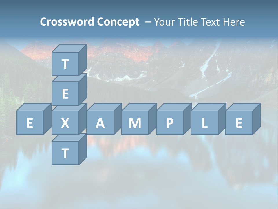 Water Travel Vivid PowerPoint Template