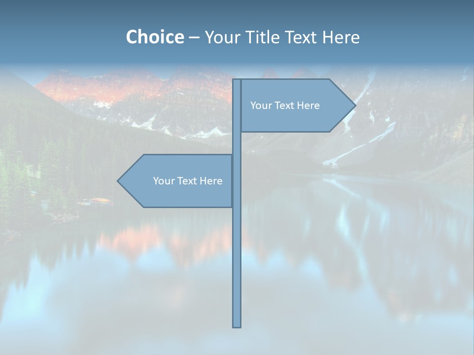 Water Travel Vivid PowerPoint Template