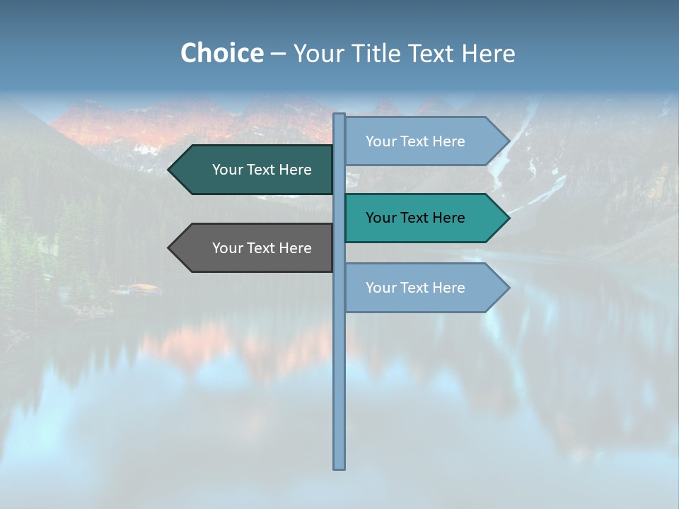 Water Travel Vivid PowerPoint Template