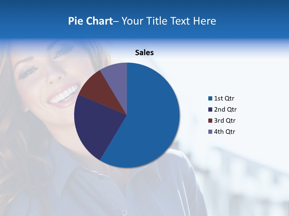 Office Female Modern PowerPoint Template