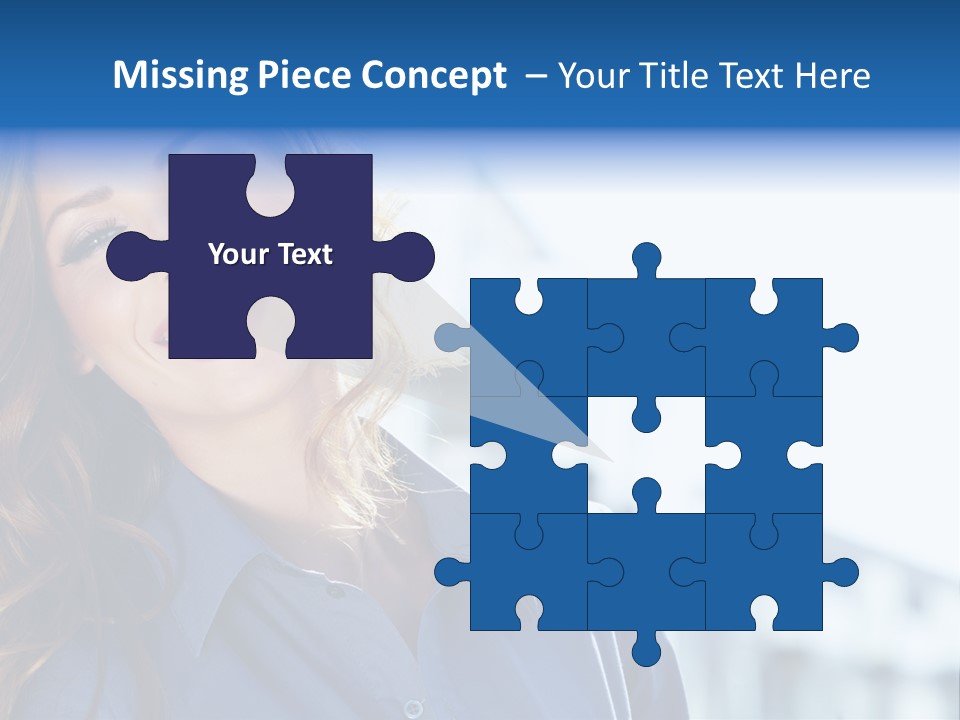 Office Female Modern PowerPoint Template