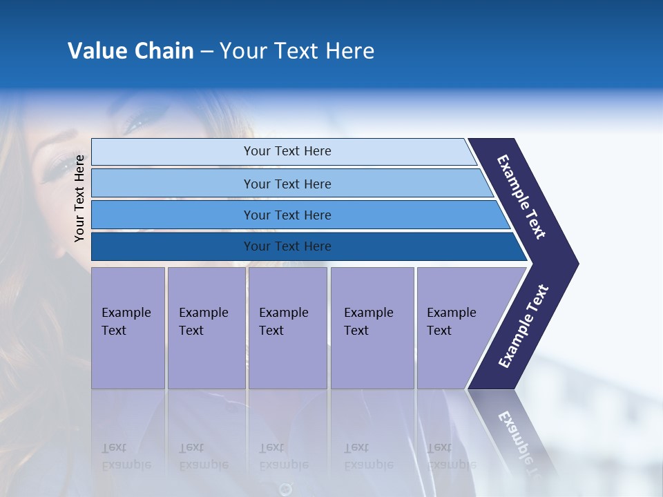 Office Female Modern PowerPoint Template