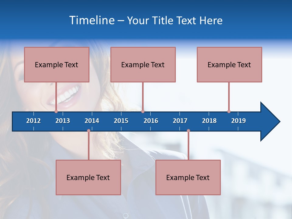 Office Female Modern PowerPoint Template