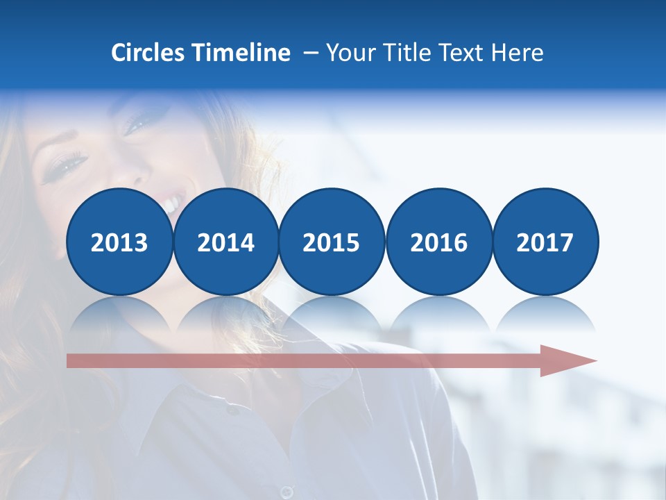 Office Female Modern PowerPoint Template