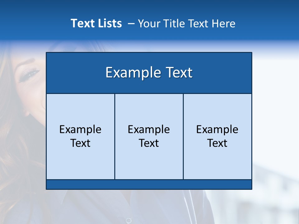 Office Female Modern PowerPoint Template