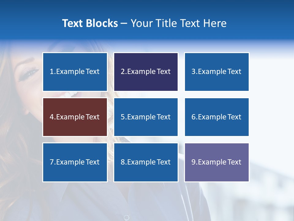 Office Female Modern PowerPoint Template