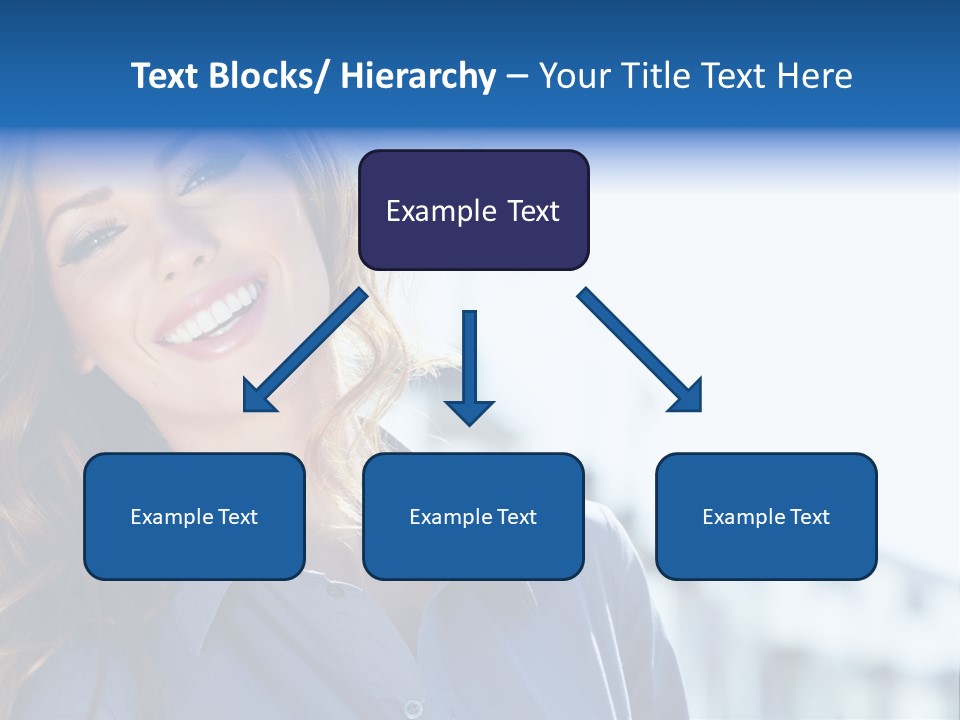Office Female Modern PowerPoint Template