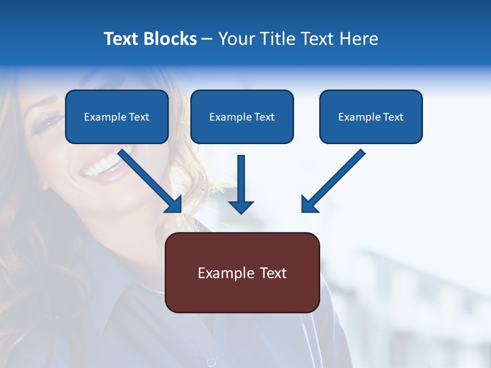 Office Female Modern PowerPoint Template