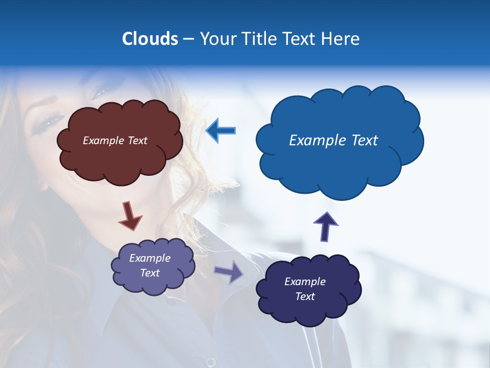 Office Female Modern PowerPoint Template