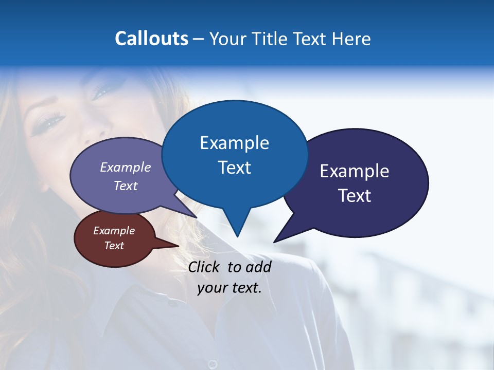 Office Female Modern PowerPoint Template