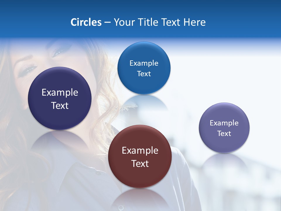 Office Female Modern PowerPoint Template