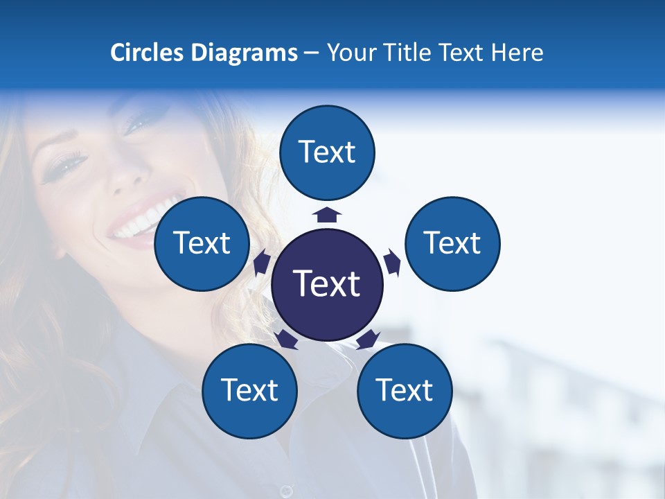 Office Female Modern PowerPoint Template