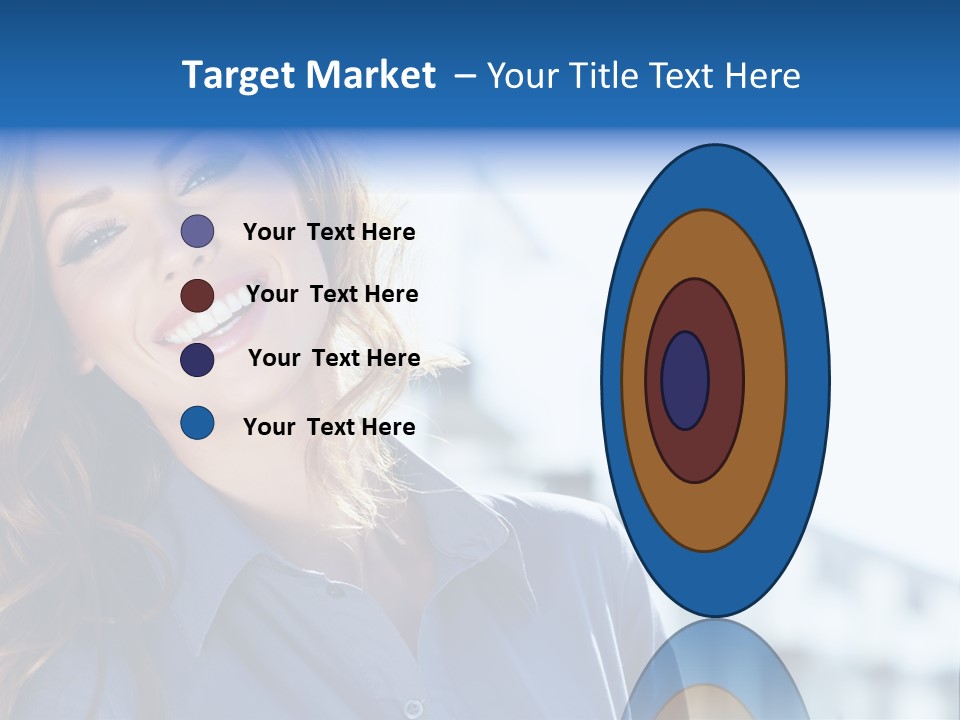 Office Female Modern PowerPoint Template